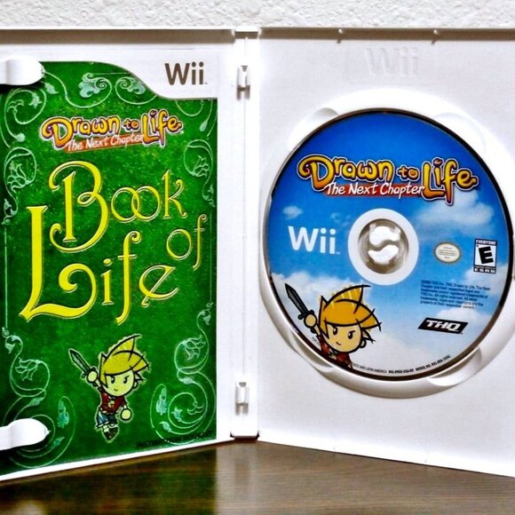 NINTENDO Wii DRAWN TO LIFE THE NEXT CHAPTER with Instruction Book.THQ, Your Hero - Picture 5 of 5